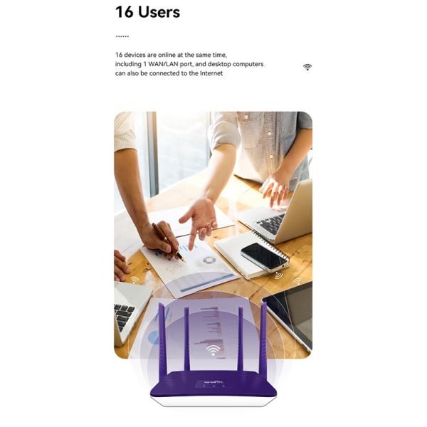 [오늘출발] USB 케이블용 내장 SIM 카드 슬롯 휴대용 4G 무선 라우터 와이파이 외부 안테나 300Mbps