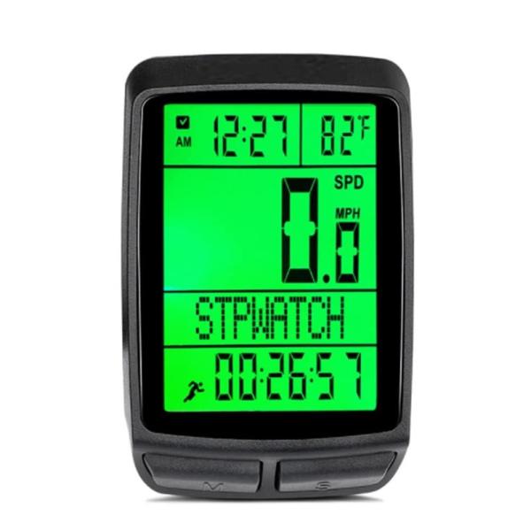 Riloer Bike Bicycle Odometer Speedometer Waterproof Auto Wake and Sleep Multifunction Wireless