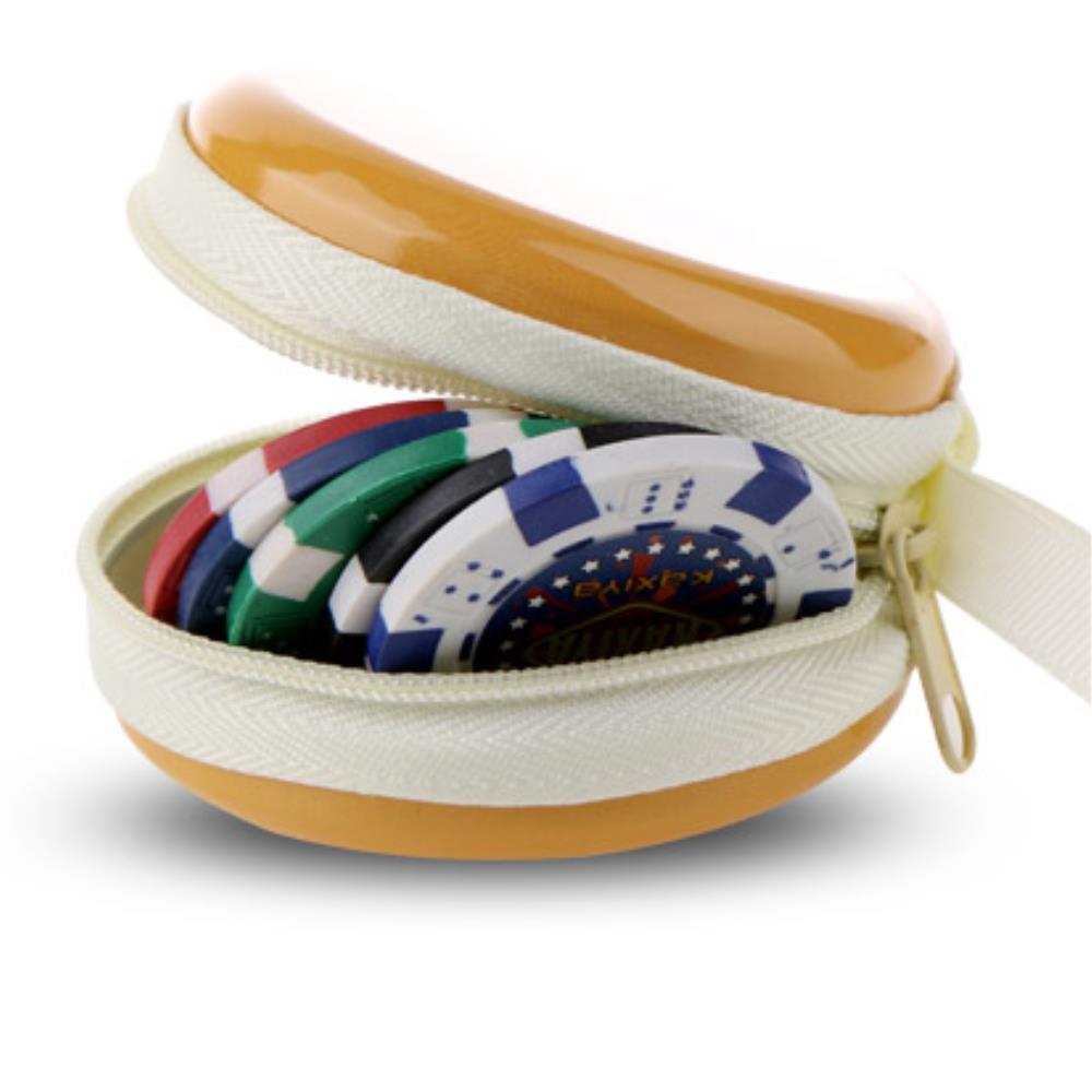 라운딩 카지노칩 볼마커5P+ 케이스 머리올린 선물용 시인성 골프 볼마킹 입문 지인