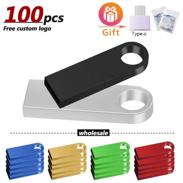 무료 맞춤형 로고 플래시 드라이브 메탈 64GB 무료 로고 블랙 32GB 펜 드라이브 16GB 메모리 스틱 무료 어