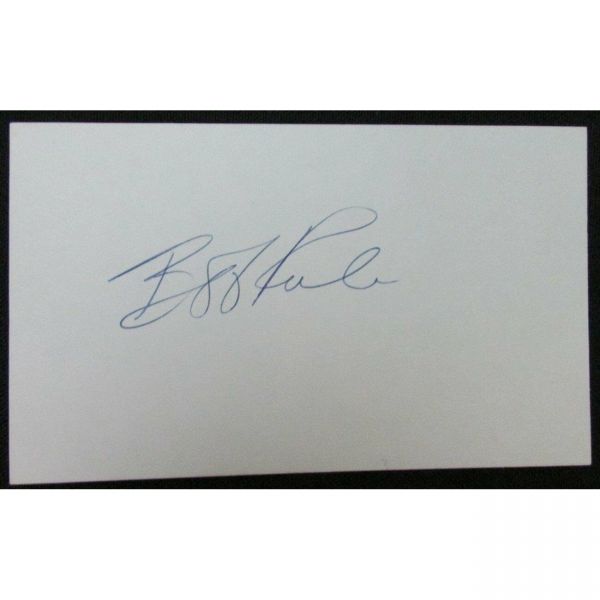 Topps밥룰 슈퍼소닉스/캐벌리어스 3x5 인덱스 카드 151115 NBA 컷 사인