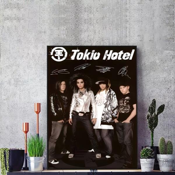 [오늘출발] 빈티지 영화포스터 빌카울리츠 톰 토키오 호텔 클래식 영화 포스터 HD 퀄리티 벽 아트 페인팅 공부 북유럽