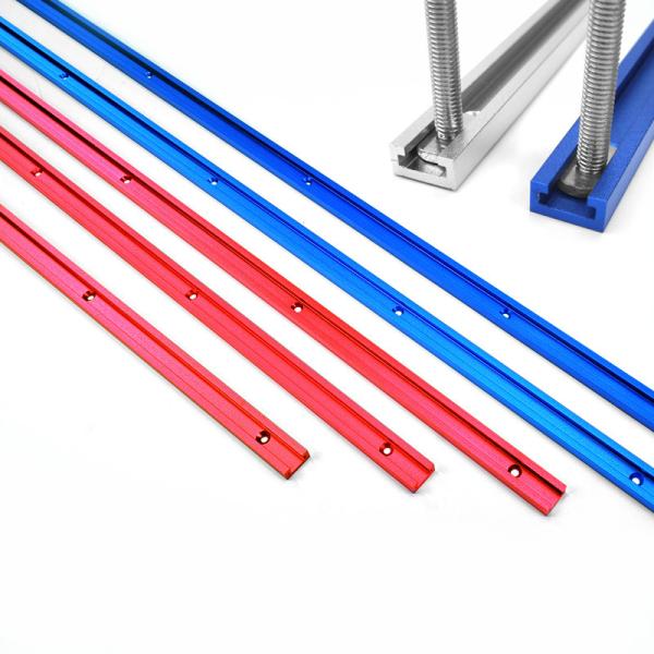 [오늘출발] 목공 슈트 레일 T-트랙 T-슬롯 마이터 트랙 지그 T 나사 고정 슬롯 테이블 톱 라우터 테이블 DIY 도구 300-