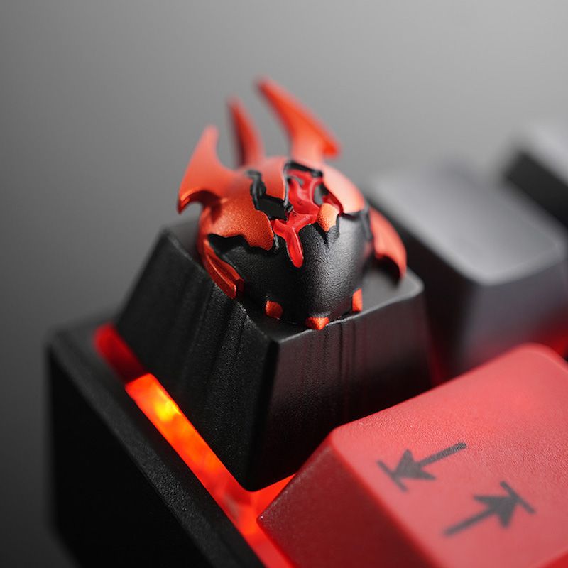 ZOMO 도타 게임 키캡 샤프트 키보드 커스텀 남자친구 선물 게이밍 텐키리스 축 교환 6. 용의 심장