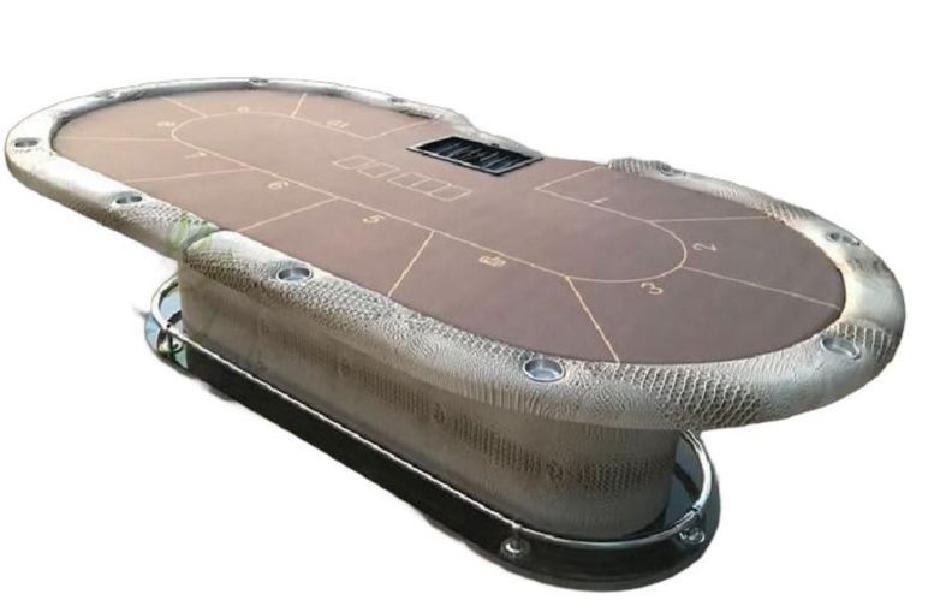 홀덤 테이블 텍사스 포커 데스크탑 홀덤펍 창업 슬랩 브라운 / 2800 x 1400 x 800mm