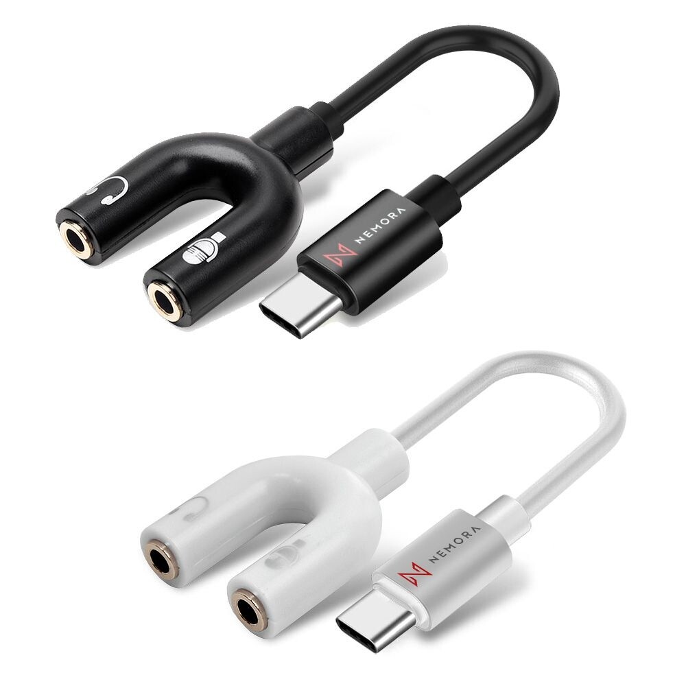 (블랙)C타입 to 3.5mm PC 헤드셋 변환 케이블/이어폰/젠더/AUX/3.5극/오디오/음향/변환기/변환잭/핸드폰