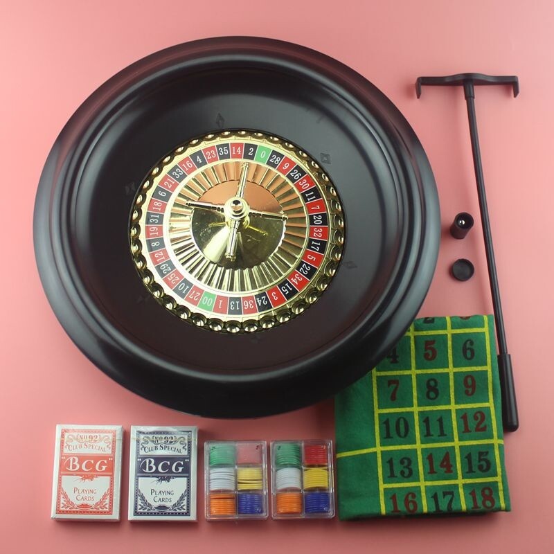 러시안 룰렛 보드게임 바카라 술자리 왕게임 엠티 술먹기게임 카지노-16인치 룰렛세트