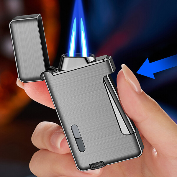 [오늘출발] CIGNA 터보라이터 가스주입 메탈바디 불꽃크기조절 방풍점화