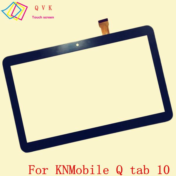 [오늘출발] KNMobile Q tab 10 태블릿 pc 용 블랙 10.1 인치 정전 식 터치 스크린 유리 디지타이저 패널 무료 배송