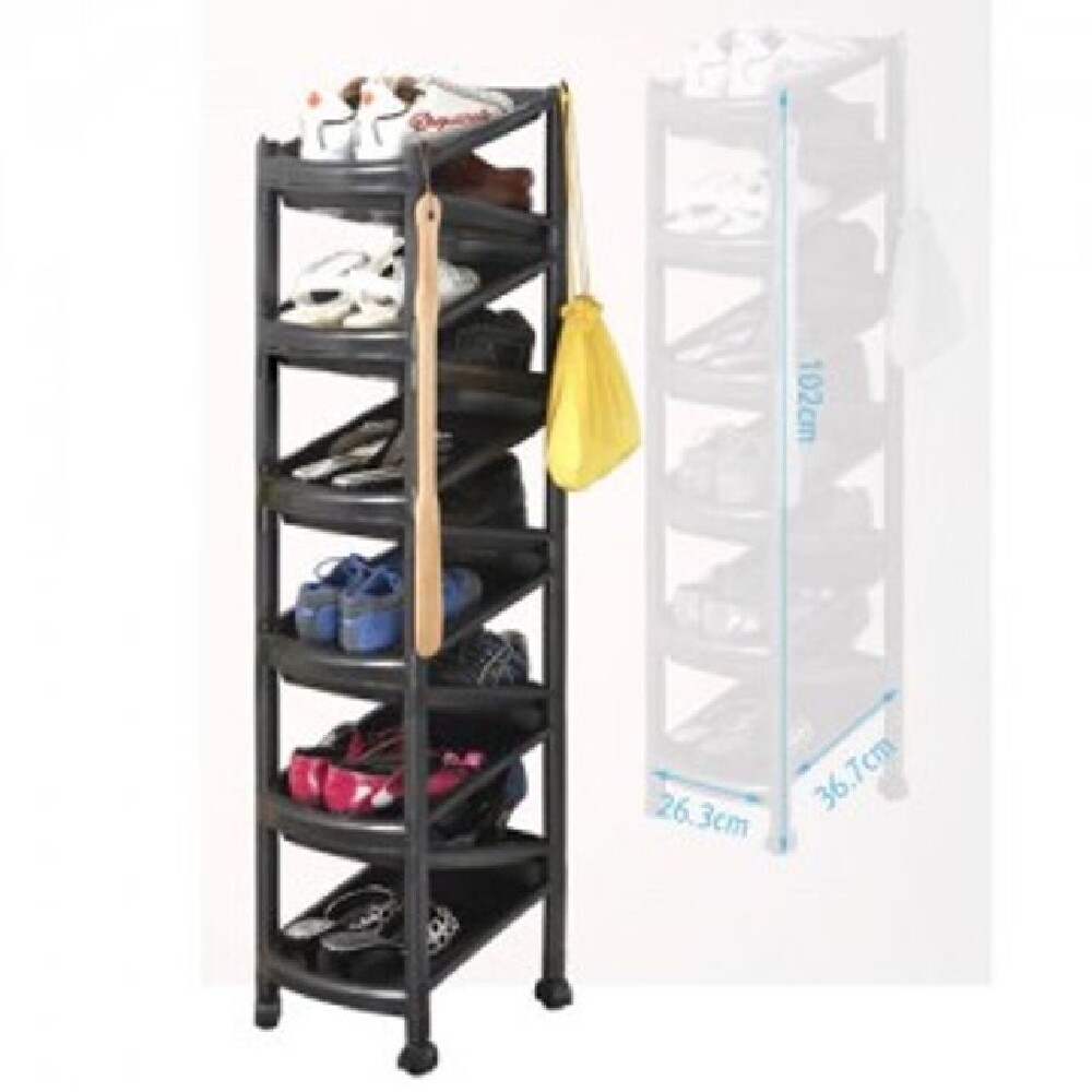 지그재그 신발 수납장 11단/신발정리/신발수납/신발정리대/신발수납대/신발장/간이신발장/조립신발장/사이