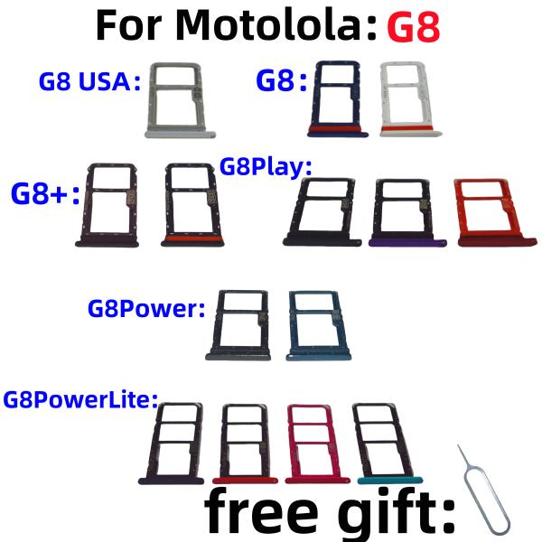 [오늘출발] SIM 카드 어댑터 트레이 칩 슬롯 서랍 홀더 모토롤라 모토 G8 G8 플러스 G8Play G8 파워 라이트 XT2015-2