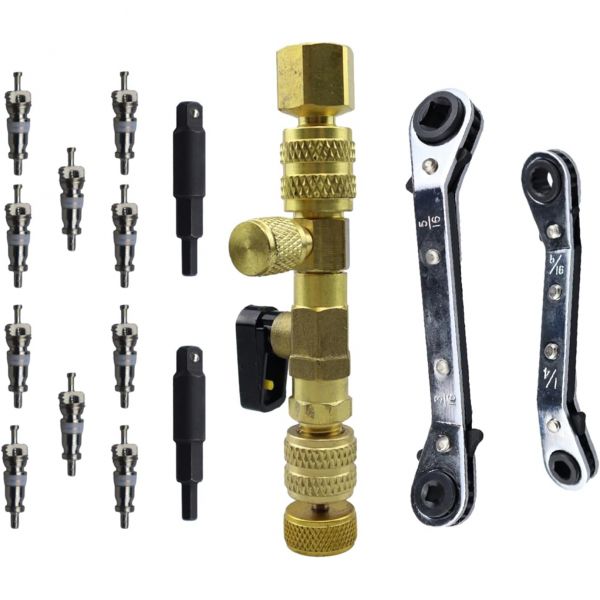 에어컨 밸브 코어 제거기 설치 도구 키퍼 필수 kit