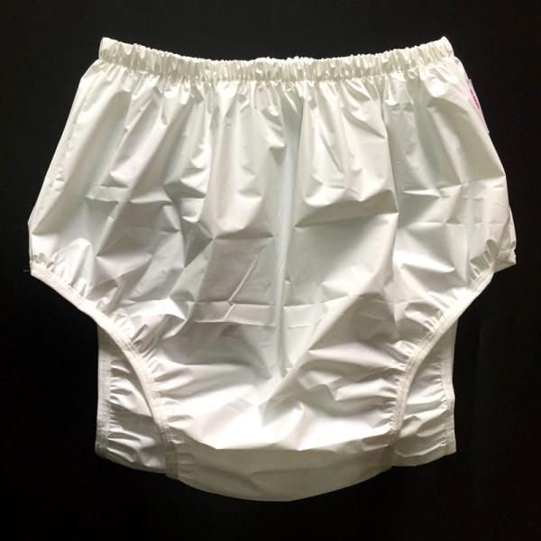 FUUBUU2217-White-XXL-1 안전 바지/바지 측면 누출 방지 생리 요실금 바지 오래된 기저귀 무료 배송