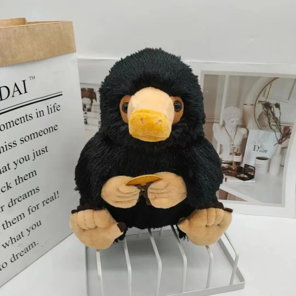 오리너구리인형 환상적인 비스트 플러시 장난감 애완 동물 니플러 검은 오리너구리 인형 행운의 봉제 생일
