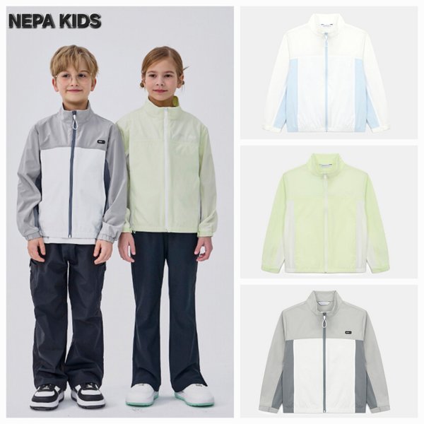 [신세계백화점](네파키즈)(신세계의정부점)25SS 가벼운 착용감으로 활용도가 높은 경량 스트레치 블럭 자켓 KLD0601