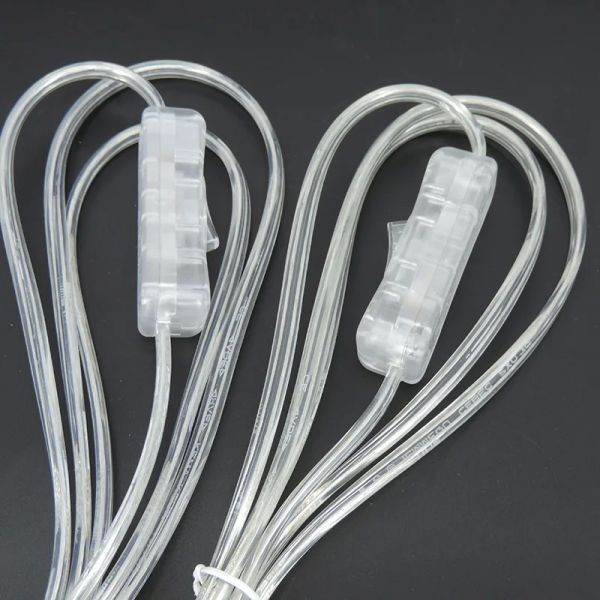 [오늘출발] 파워케이블 투명한 미국 유럽 303 온라인 스위치 EU 익스텐션 케이블 와이어링 AC 전원 코드 데스크탑 L