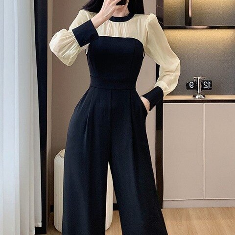 아리엘스타일세련된 페미닌룩 미올딩점프수트