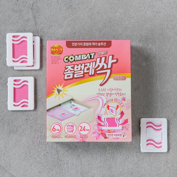 헨켈 컴배트 좀벌레싹 서랍장용 24입(아로마) (영등포점)