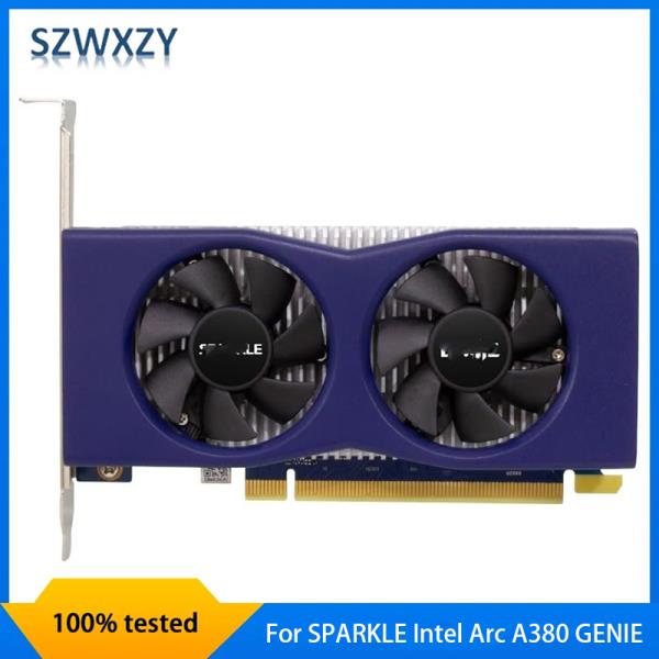 [오늘출발]SPARKLE 인텔 아크 GENIE 그래픽 카드 A380 6GB GDDR6 비디오 카드