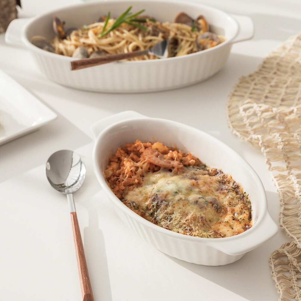 쓰임 타원 그라탕기 중 마일드 화이트