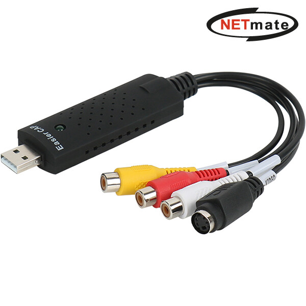 [강원전자][오늘출발] 넷메이트 USB2.0 to AV RCA 캡쳐카드 NM-RB93 Hlu