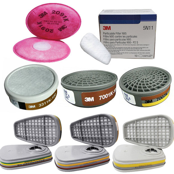 [오늘출발]방독정화통 6001 외 방진 필터 농약 가스 방독 마스크 필터 3M 6001 6002 6003 6006 2091 2091 종류다양