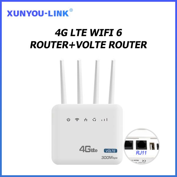 [오늘출발] 유선 전화 인터페이스 SIM 카드 슬롯 유럽 아프리카 아시아 메리카 4G LTE 와이파이 라우터 와이파이 6 모