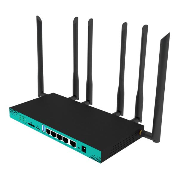 [오늘출발] Wiflyer 5G 라우터 4G 1200Mbps SIM 카드 M.2 PCIE 슬롯 LTE 모뎀 2.4G 5.8GHz 무선 WiFi 4  LAN GPS Openw