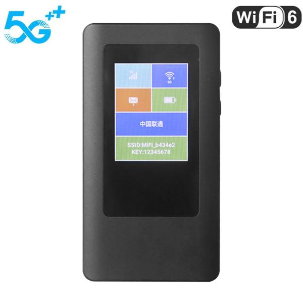 [오늘출발] 휴대용 라우터 듀얼 밴드 2.4G5.8G 무선 MiFi 모뎀 SIM 카드 슬롯 포켓 와이파이 핫스팟 포함 4000mAh 모바