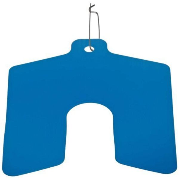 Precision 브랜드 독점 엘라스토머 슬롯형 심 불투명 블루 LP535 0.020 두께 3 폭 길이 0.75 슬롯 10개 팩