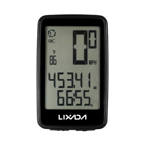 [오늘출발] Lixada USB Rechargeable Wireless Bike Cycling Computer with Bicycle Speedometer Odometer Large LCD d