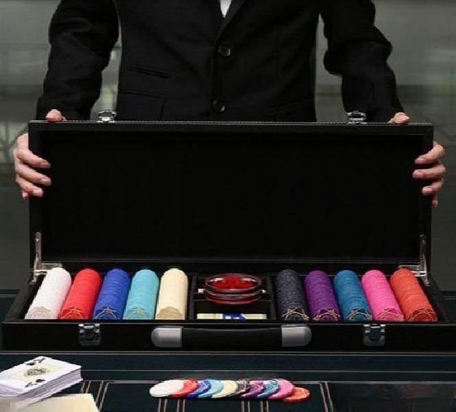 카지노 칩 세트 포커 카드 보드게임 마카오 홀덤 홀덤펍 경기용 숫자  39mm 세라믹 칩 300개D (액면가 포함