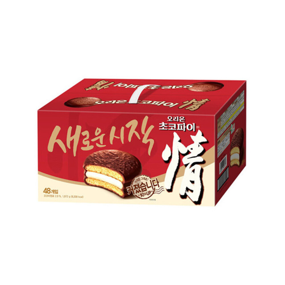 오리온 오리온 초코파이 48개 1872g 도매 박스 선물 대용량 탕비실