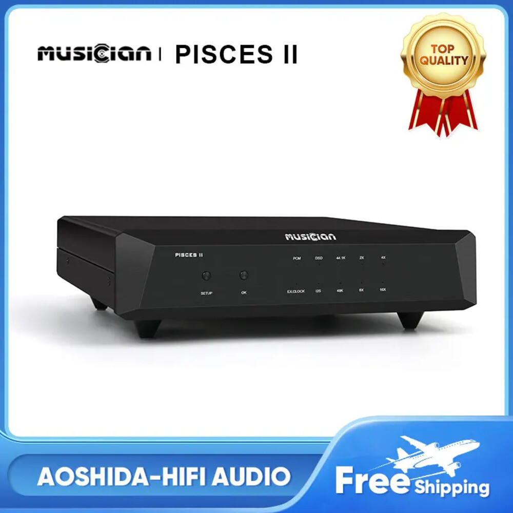 [해외] MUSICIAN PISCES II HIFI 디지털 인터페이스 I2S 정확한 FEMTO 클럭 TOCX ARM STM32F446 24 비트 768kHz DS