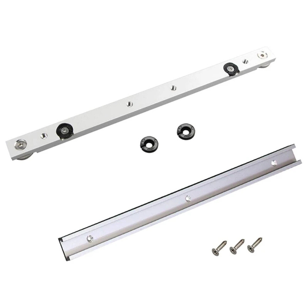 기계 대패  알루미늄 합금 T-트랙 슬롯 마이터 트랙 및 바 슬라이더 테이블 톱 게이지 로드 DIY 목공 도구