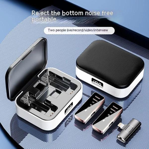 [오늘출발] S18 무선 라에 마이크 라이브 방송 소음 감소 스타일 아이폰 안드로이드 플러그 플레이 라펠 마이크 박스