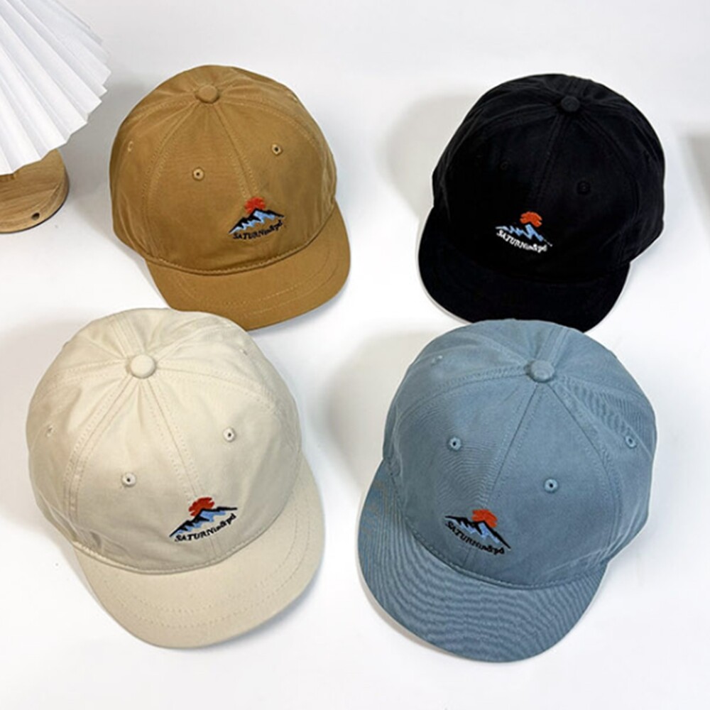 [오늘출발] 더벳스 야구모자 마운틴자수 숏챙 볼캡