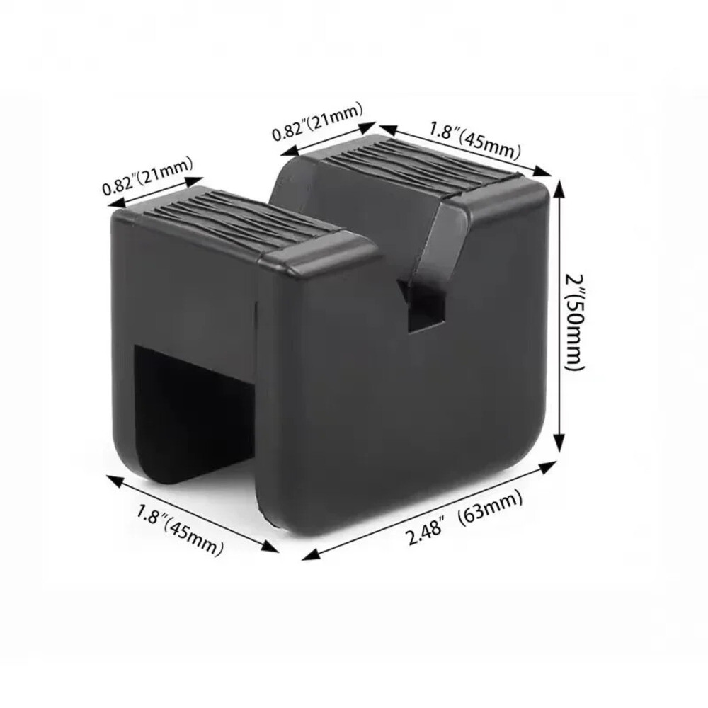 리프트고무 자동차 리프트 잭 스탠드 고무 패드 블랙 슬롯 플로어 프레임 레일 어댑터 범용 쿠션 브래킷