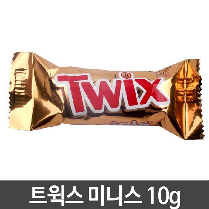 XB063KOL_48트윅스 미니 밀크초콜릿땅콩 10g 초콜렛 간식