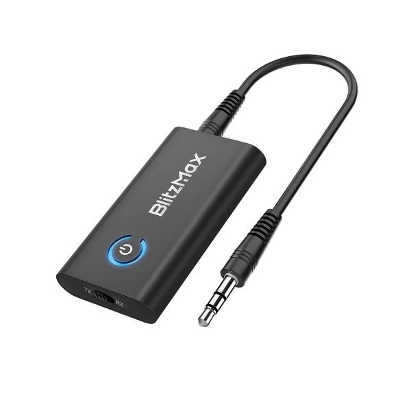 [오늘출발] Blitzwolf BlitzMax BT05 송신기 수신기 블루투스 V5.2 Apt 적응형 HiFi 사운드 무선 어댑터 PC TV 유선 스