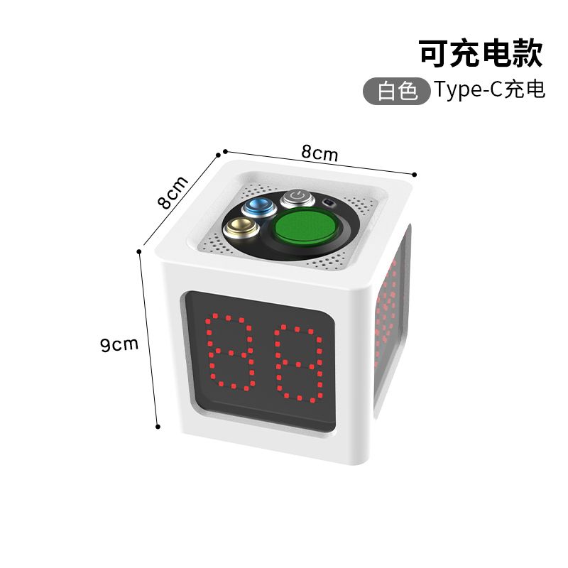 홀덤타이머 포커 딜러 모델 카지노 보드게임 배터리 스톱워치 마작 일반 녹색 화이트