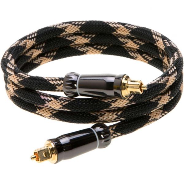 케이블 다이렉트 온라인 3FT 프리미엄 토슬링크 광 오디오 고충실도 디지털 광섬유 코드 홈 시어터 사운드