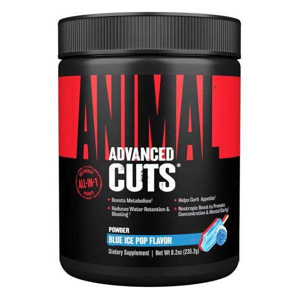 Universal Nutrition Animal Cuts 파우더 - 신진 대사 강화제 누트로픽스 카르니틴 티로신 이뇨제 훌륭한