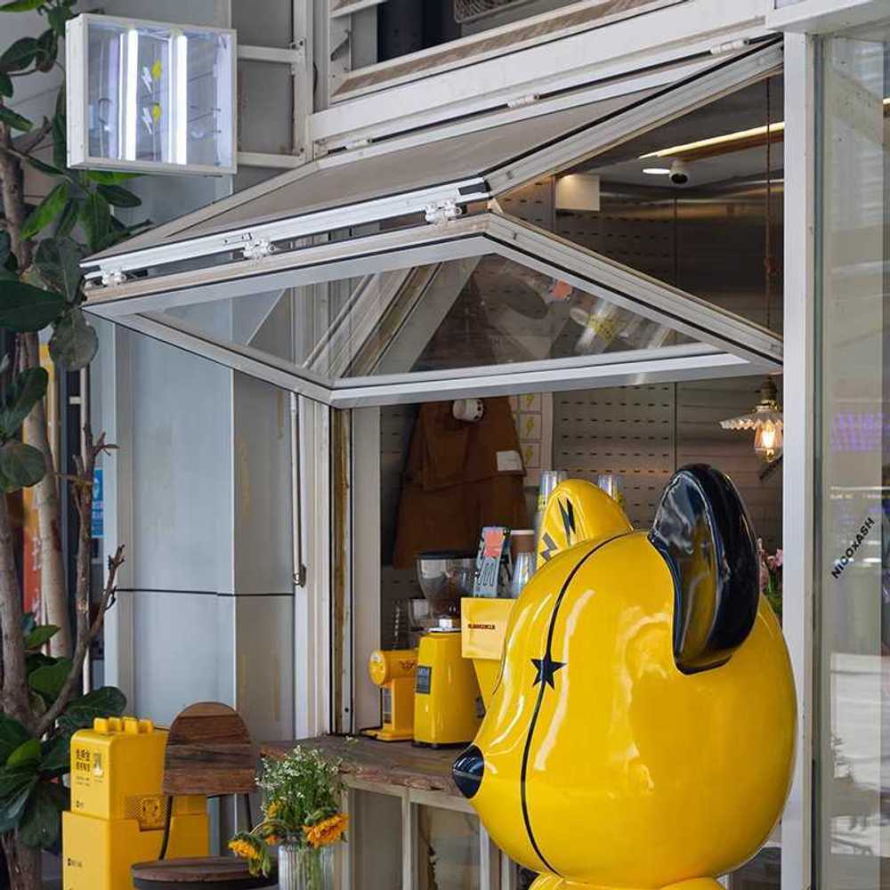 폴딩 도어 접이식 창문 샷시 발코니 카페 창 미닫이