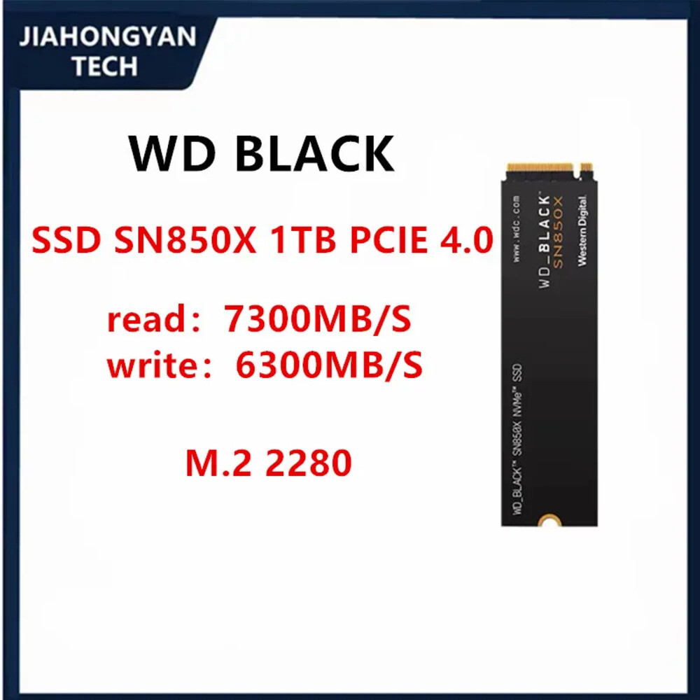 [해외] 웨스턴 디지털 SSD SN850X 1T 2T 4T M2 2280 노트 북 데스크탑 PS5
