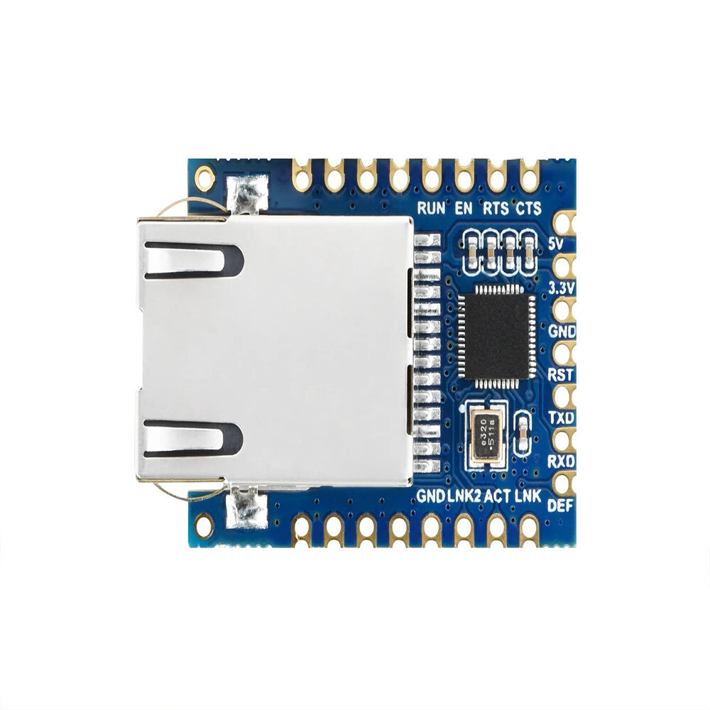 [해외] UART-이더넷 모듈 TTL 직렬 포트-이더넷 미니 산업 환경 Modbus/MQTT 게이트웨이 UART-JSON