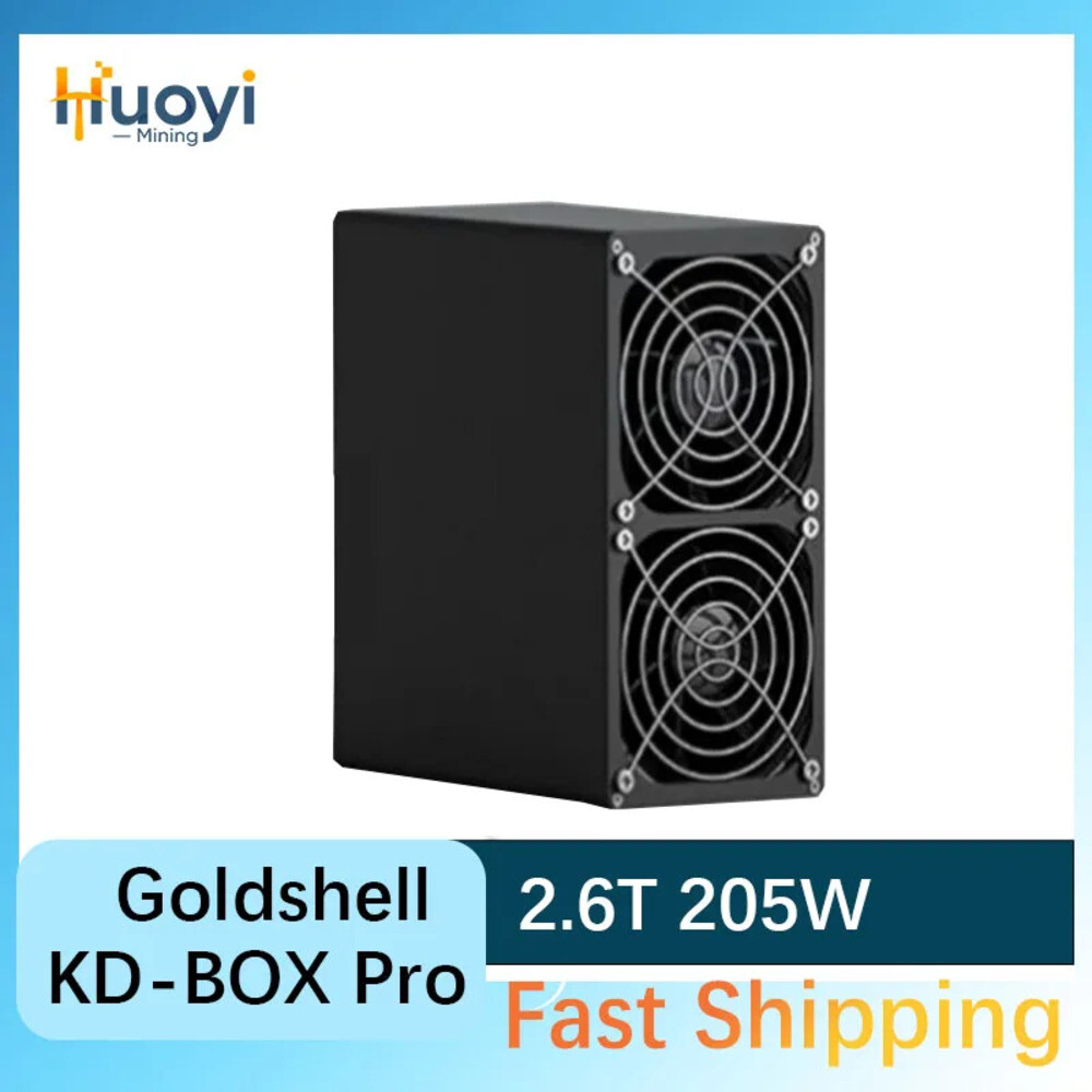 KDA Asic Miner Goldshell KD BOX 프로 2.6T 230W Blockchain Mining Machine Crypto Rig