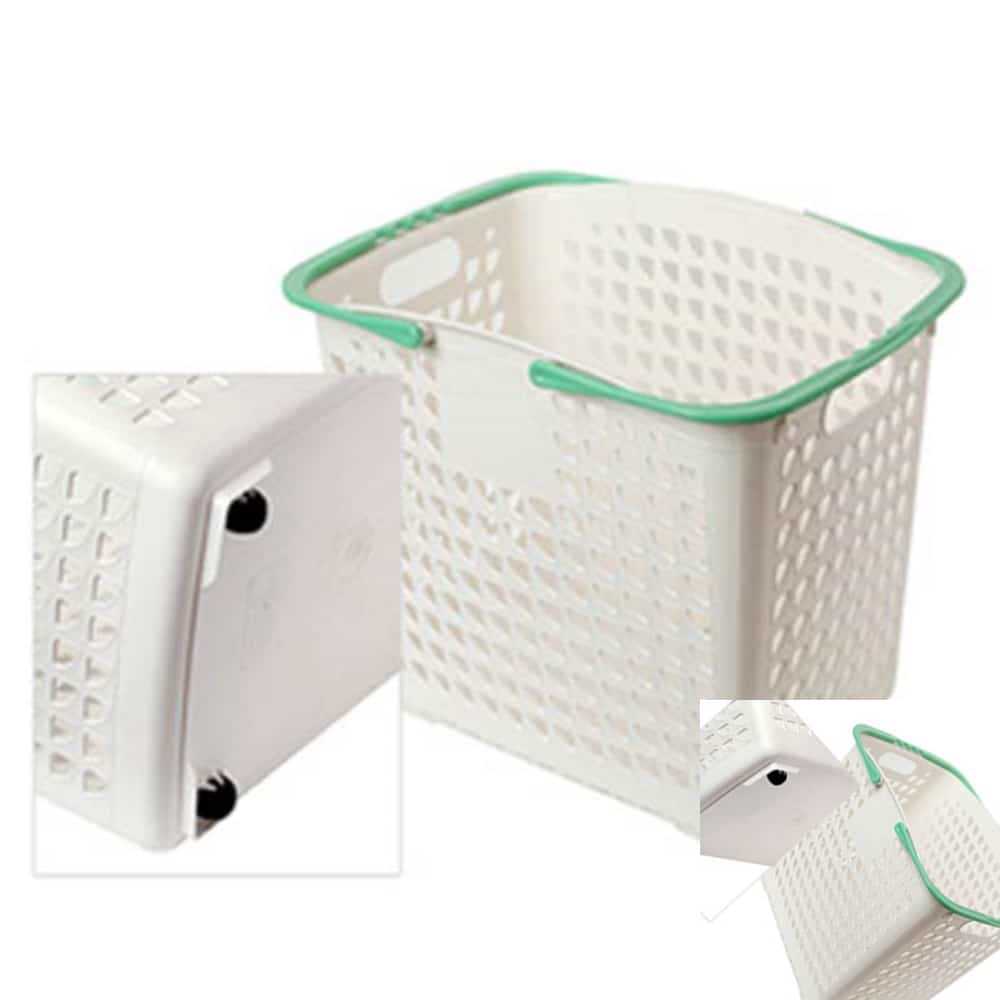 [오늘출발]육햐 사각세탁바구니 5호 중 틈새세탁바구니 빨래통 이동식세탁바구니 빨래보관함