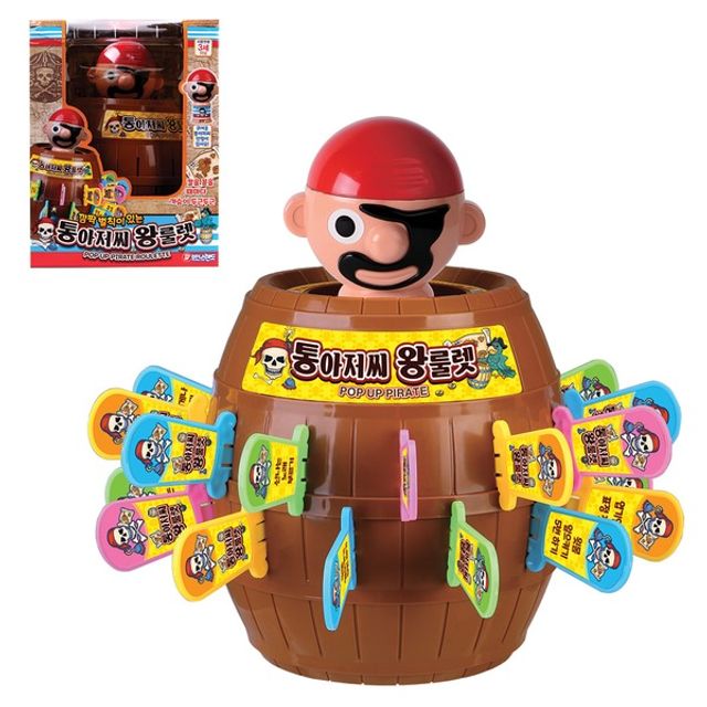 무료배송 복불복게임 해적 통아저씨 왕룰렛게임 보드게임