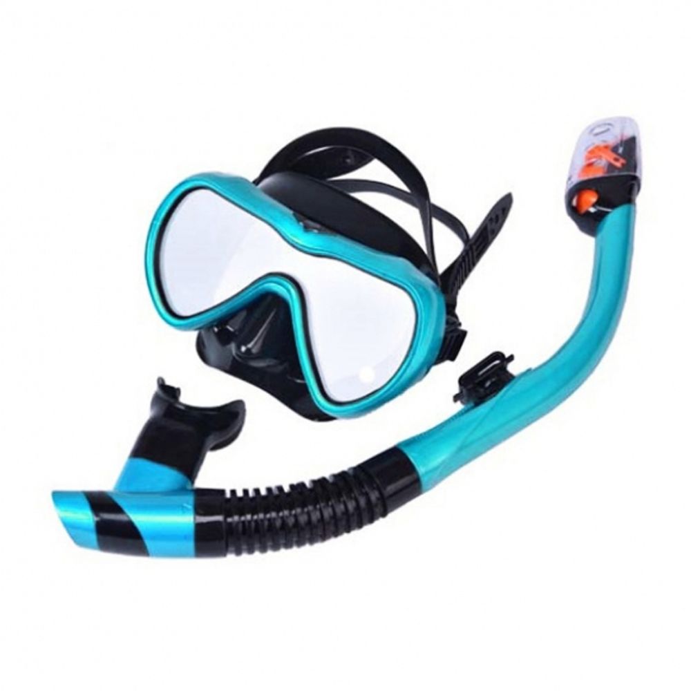 아로마 물놀이 스노클링 세트(블루)/잠수경/물놀이잠수경/수영잠수경/잠수경세트/수경/물놀이수경/계곡수경